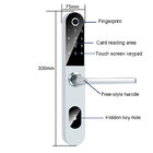 L'alliage d'aluminium BLE relèvent les empreintes digitales de la serrure de porte intelligente 300mm Keyless