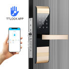 Serrure de porte intelligente électrique de Digital de maison de rapport de contrôle d'APPLI de serrure de TTT avec le code et la carte
