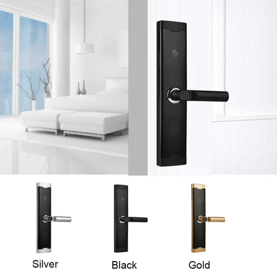 Fermetures de porte en acier inoxydable de couleur dorée de carte intelligente pour hôtel