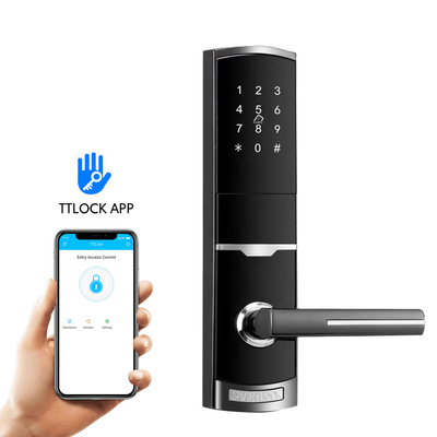 Fermeture de mot de passe en alliage de zinc Fermetures de porte électroniques intelligentes avec l'application TTlock Tuya