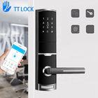 Serrure de porte de mot de passe de serrure de porte de Smart d'appartement de carte d'appli de TTlock avec la batterie de 4 PCs aa