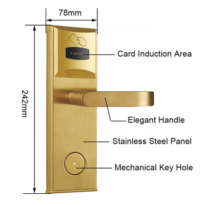 Fermetures de porte en acier inoxydable de plusieurs couleurs avec système logiciel de gestion