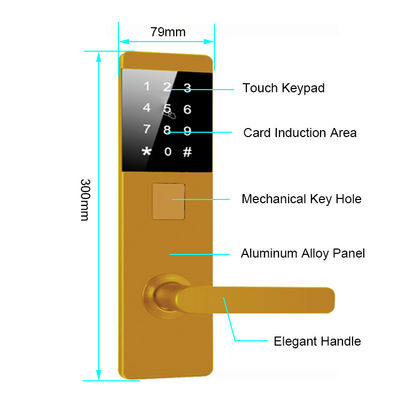 Fermeture de porte électronique intelligente pour appartement Home Office