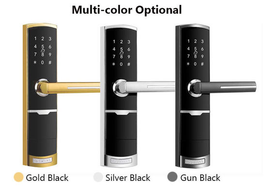 Couleur dorée contrôle à distance Smart Keypad verrouillage de porte avec TTlock application clé de carte