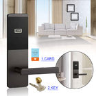 Alliage d'aluminium de serrures de porte de Smart d'hôtel de clé de carte de RFID avec le logiciel libre de gestion