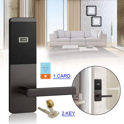 Fermeture de porte en bois Rfid Hôtel Carte-clé Fermetures de porte avec logiciel de gestion de PC gratuit