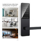 Serrure de porte noire de clavier numérique de la CE ROHS BLE de FCC pour l'appartement à la maison