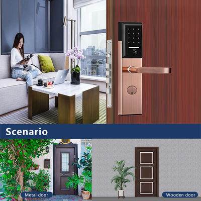 Fermeture de porte à commande par application en acier inoxydable 6068 Mortise TTlock avec clavier intelligent