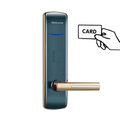 Fermetures de porte électroniques à clé de carte d'alliage de zinc avec logiciel de gestion gratuit