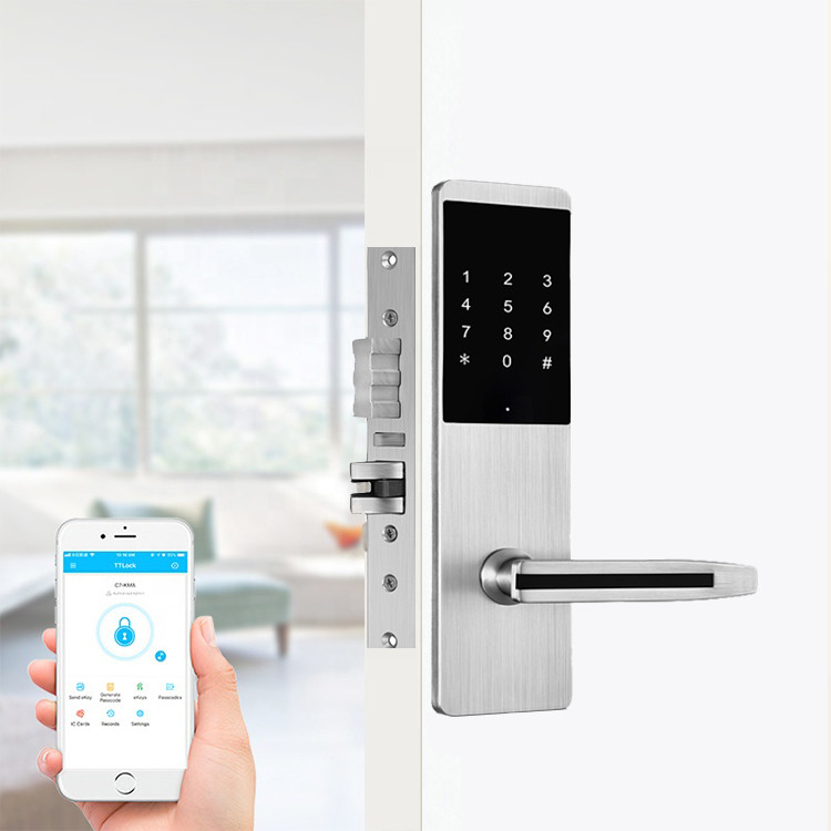 Sécurité Bluetooth Smart Keypad Fermeture de porte TTlock App Fermeture de porte pour appartement Bureau à domicile