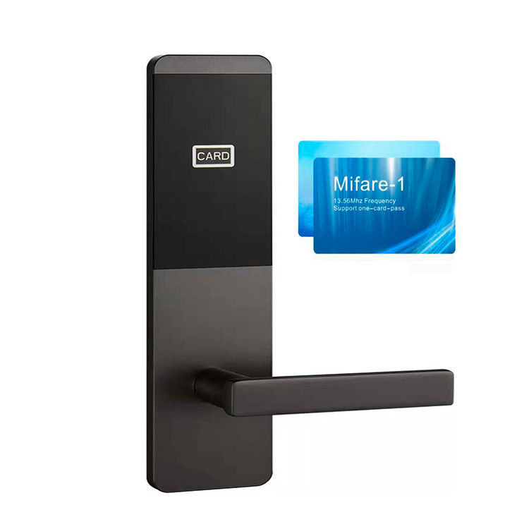 Fermeture de porte en bois Rfid Hôtel Carte-clé Fermetures de porte avec logiciel de gestion de PC gratuit