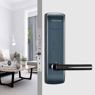 Serrures électroniques d'hôtel en alliage de zinc de couleur dorée avec codeur de carte pour appartement hôtel motel